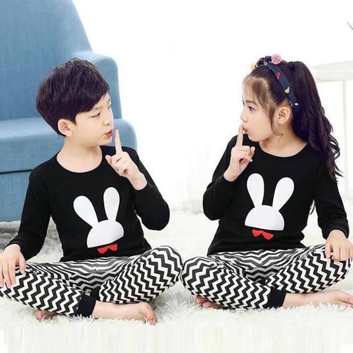 FUNMOON Pigiama per neonati e bambini, tema autunnale con animali e cartoni animati - Foto a colori