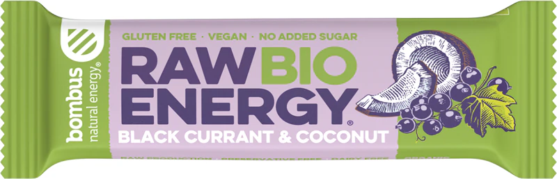 Bombus Raw Energy Organická ovocná tyčinka v bio kvalitě