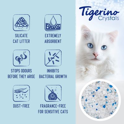 Tigerino Crystals kattegrus blandet prøvepakke