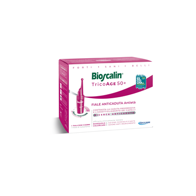 Bioscalin TricoAge 50 Fiale Anticaduta Antietà Förstärkande ampuller Anti-håravfall Anti-aging 10 ampuller 10 ampuller