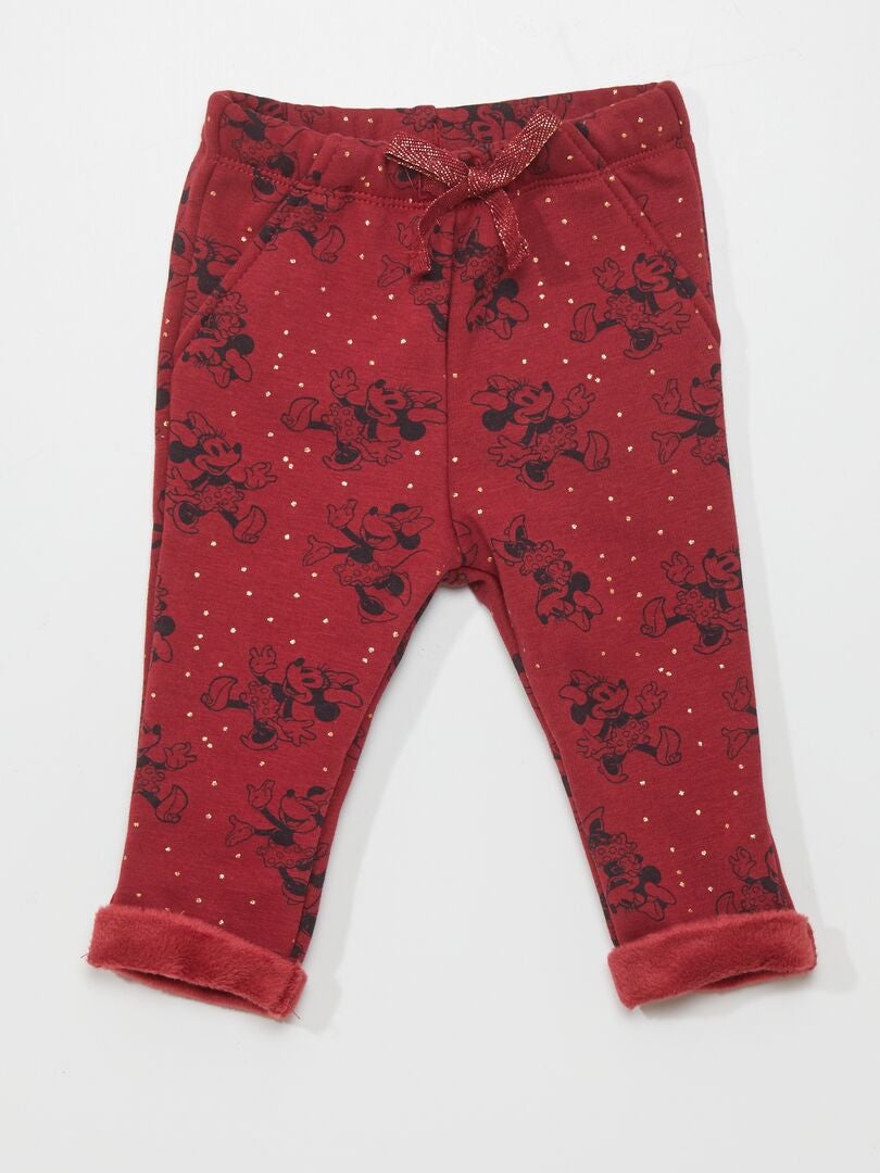 Disney fleecebroek - rood