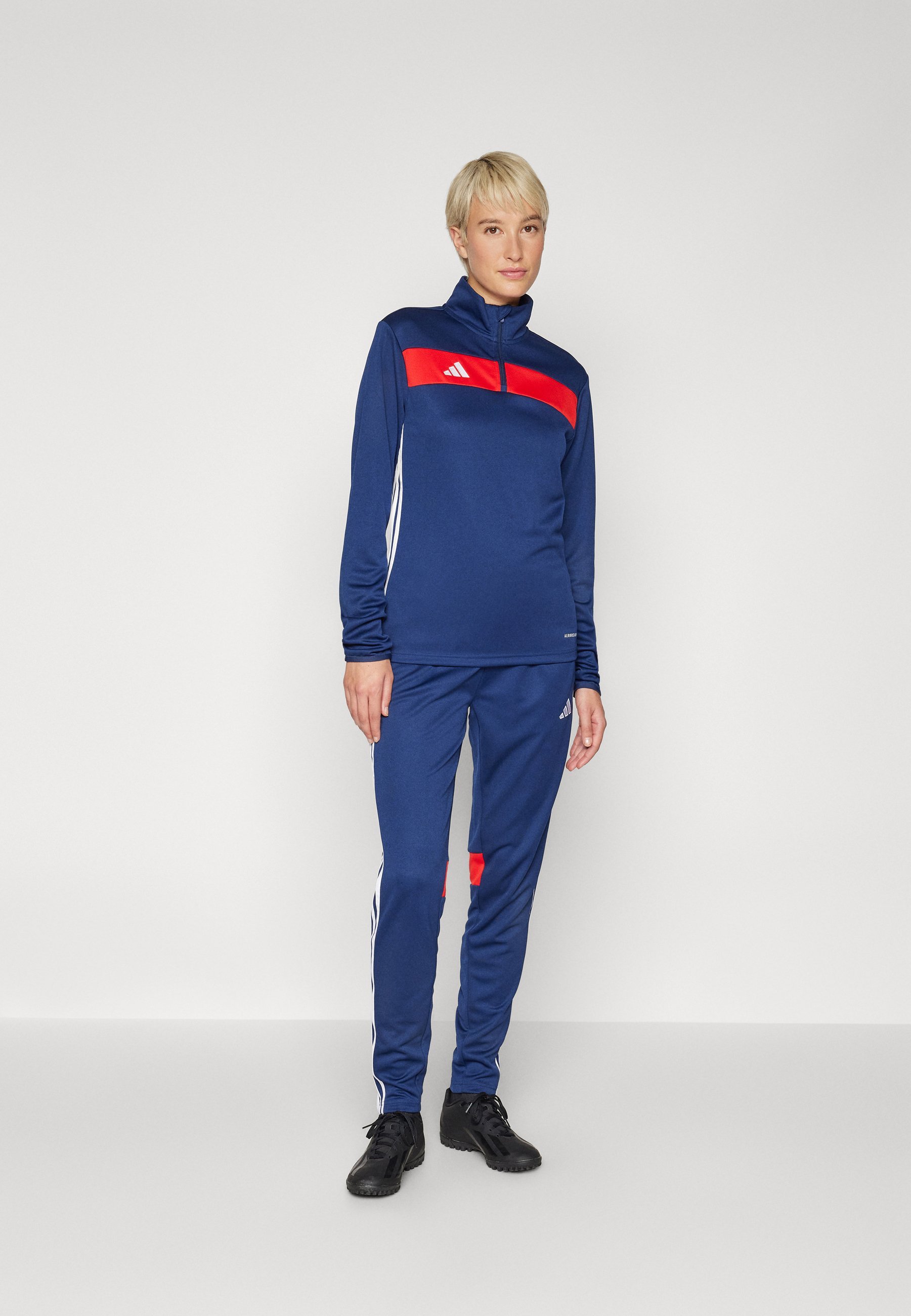 adidas Performance TIRO 25 ESSENTIALS - Trainingsbroek - team marineblauw/rood