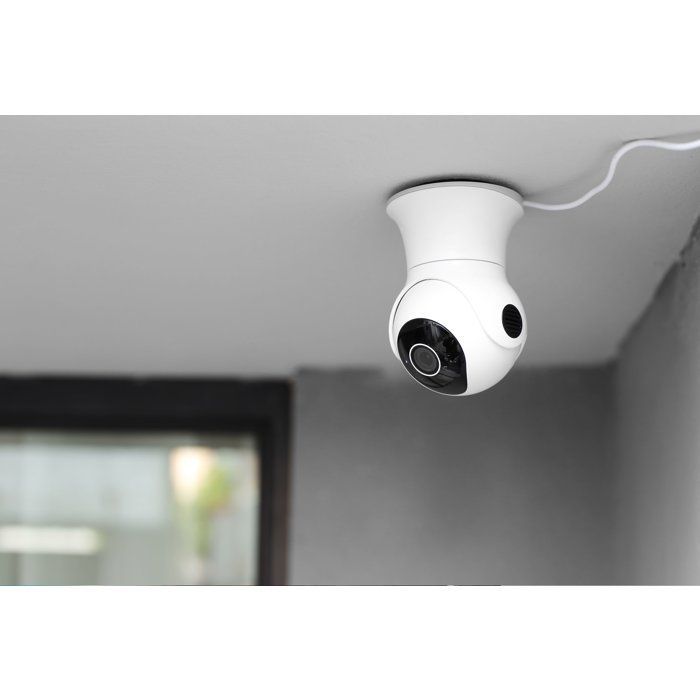 Telecamera di sorveglianza connessa - LINK2HOME - 1080p - Rotazione 355°/85° - IP65 + scheda SD da 16 GB
