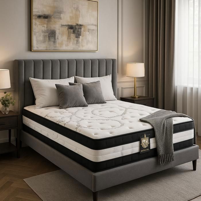 Materasso Excelsior 180x200 di Sampur | Spessore 30 cm - Memory foam - Molle insacchettate - Schiuma ad alta resilienza - Comfort
