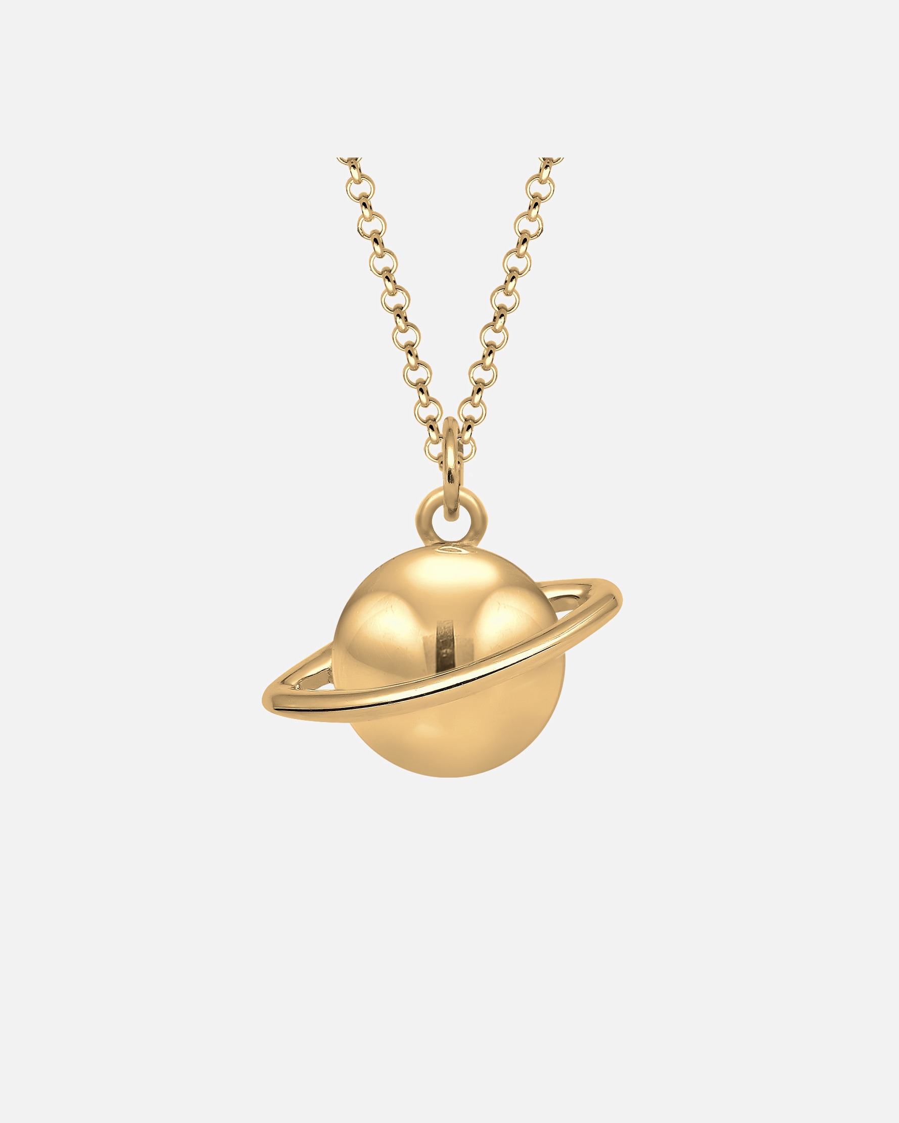 Elli Femme Pendentif Planète Saturne Astro en Argent (925/1000)