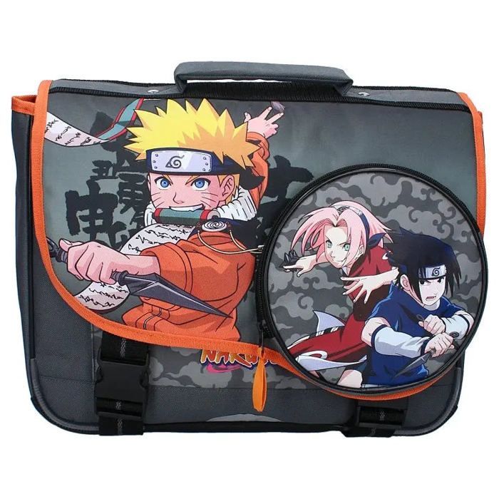 Cartable 38 cm Naruto Gris/Noir