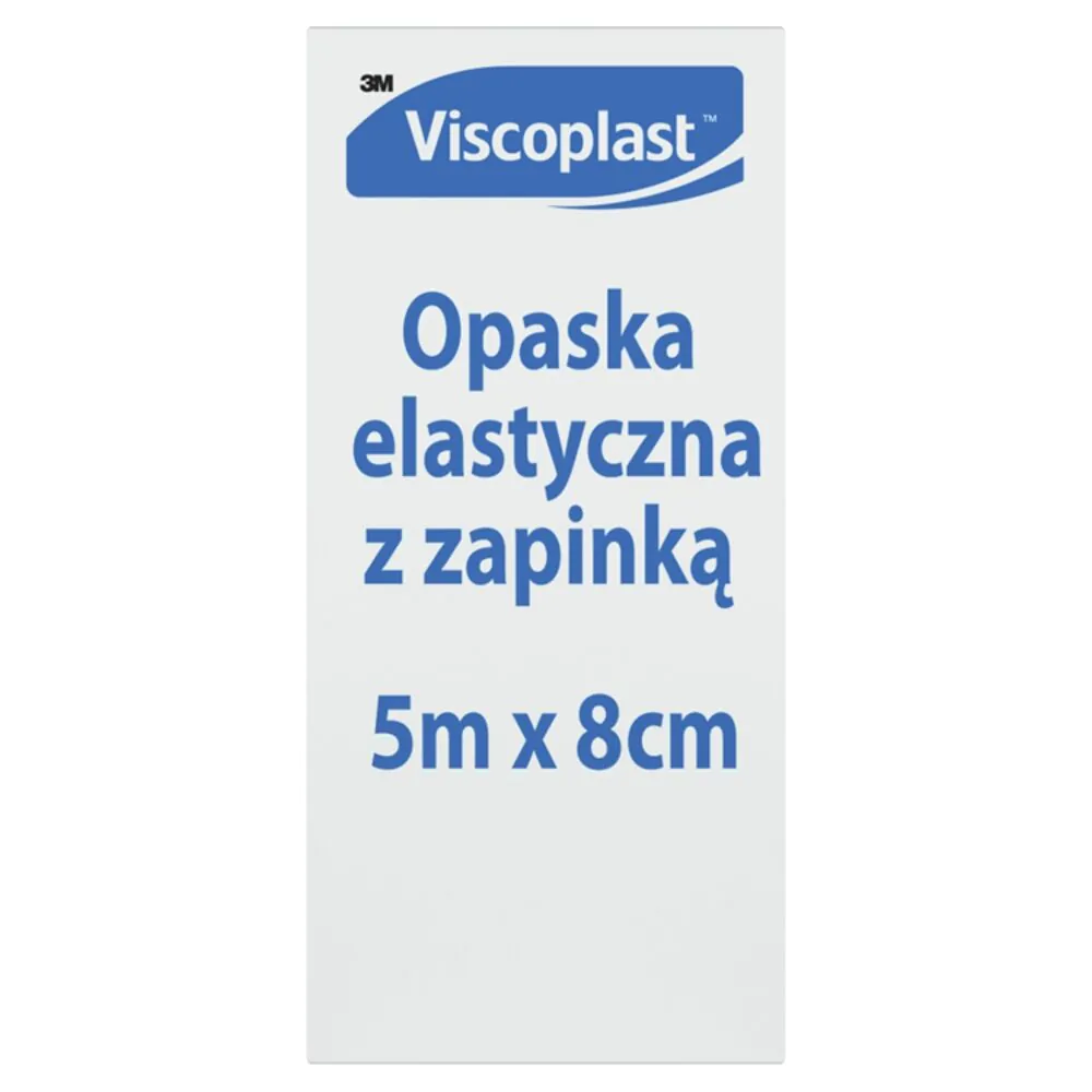 Viscoplast, Opaska elastyczna z zapinką, 5x0,08m