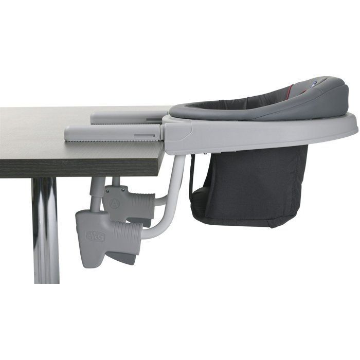 Cadeira de mesa infantil Chicco - 360° - Fixação segura - Cor pedra
