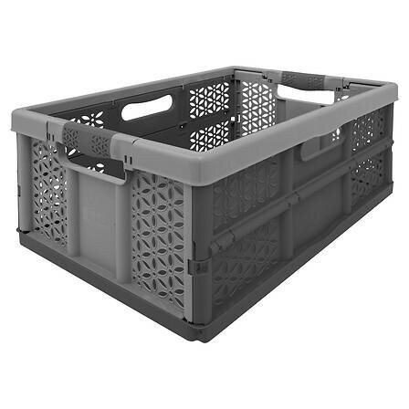 SKRZYNKA Fold`n`Box 32L SKŁADANA z polipropylenu szara