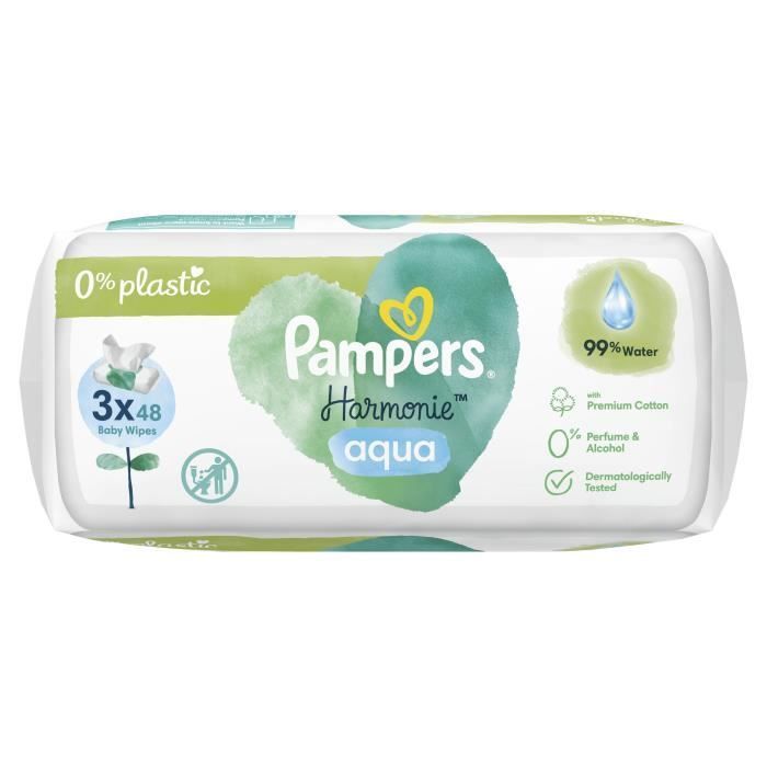 PAMPERS Harmonie Aqua - 144 salviettine