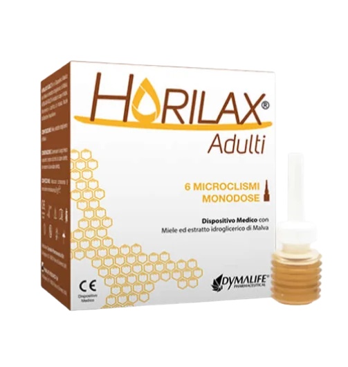 DYMALIFE PHARMACEUTICAL Horilax voor volwassenen 6 micro-klysma's