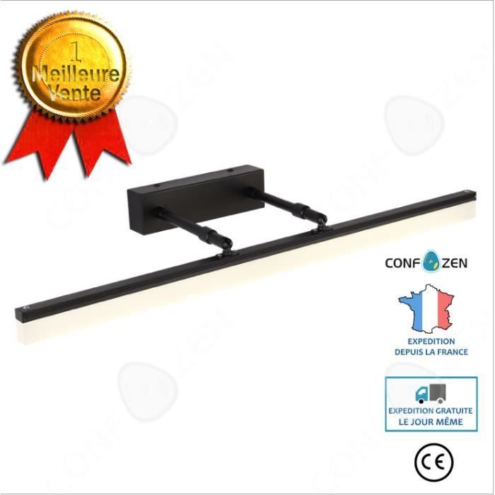 CONFO® Miroir télescopique armoire miroir lumière avant led toilette salle de bain lumière