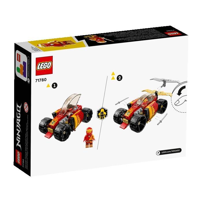 LEGO Ninjago 71780 Auto da corsa ninja di Kai – Evolution Regali Giocattoli da collezione 6+