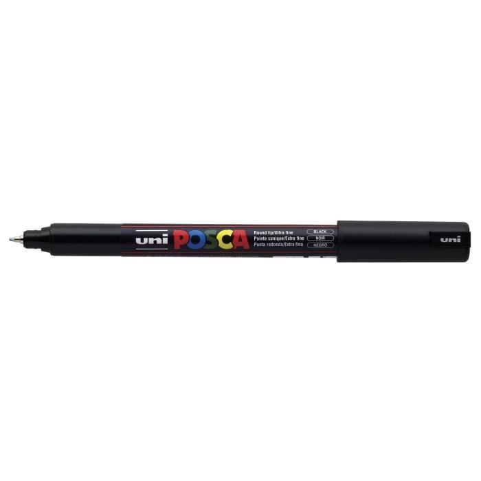 POSCA PC1MR 0.7mm Extra Fine Calibrated Marker, Black