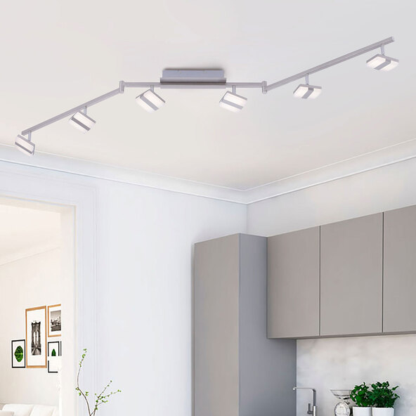 Φωτιστικό οροφής LED LOLAsmart SABI, 6 φώτων