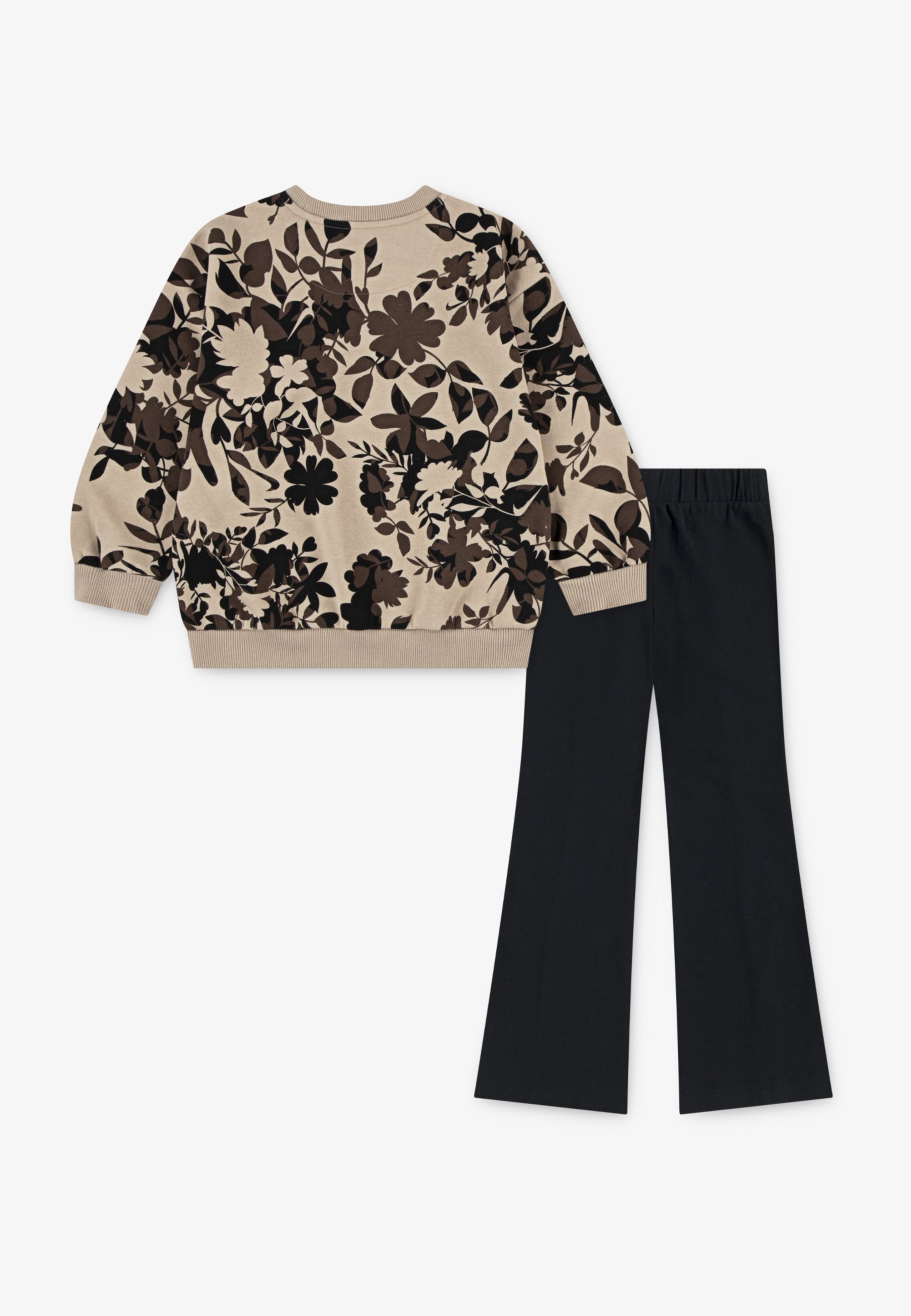 Nike Sportswear FLORAL CREW - Dres - beżowy