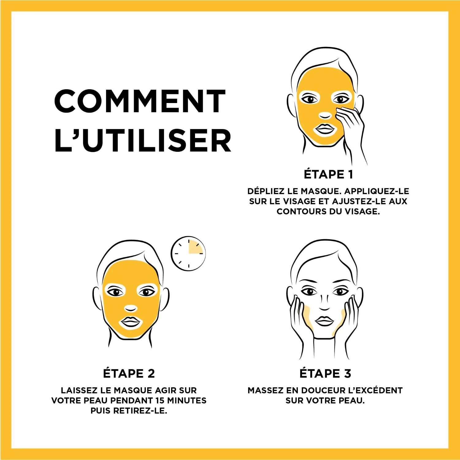 Garnier Masque Tissu Vitamine C Booster d'éclat