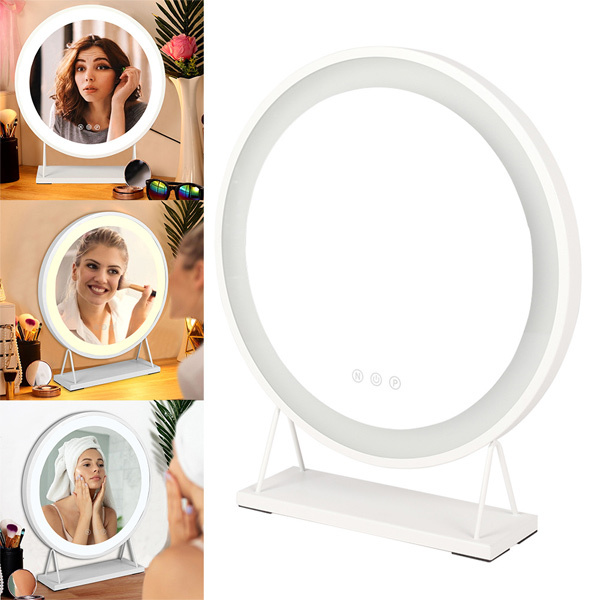 Moderní toaletní zrcadlo Livingandhome s LED osvětlením