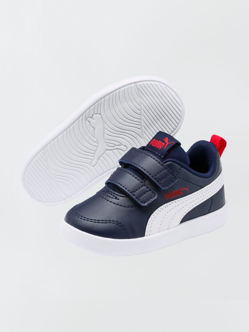 Tênis Courtflex Tricolor 'Puma' - AZUL
