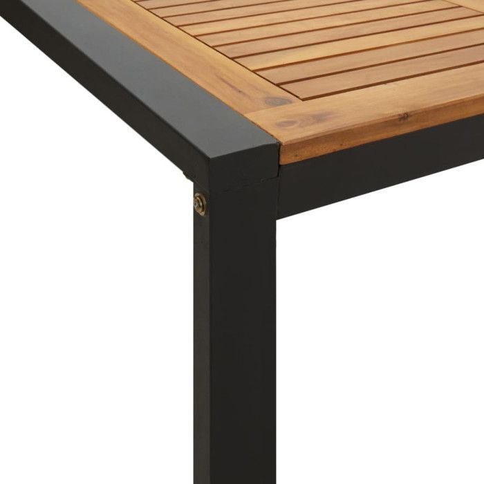 Tavolo da giardino vidaXL con gambe a U, 200x90x75 cm, in legno di acacia, codice 319518