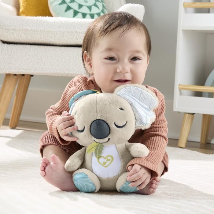 Fisher-Price - Koala knuffel om mee te nemen - Muzikaal nachtlampje - Fisher-Price - JBD65