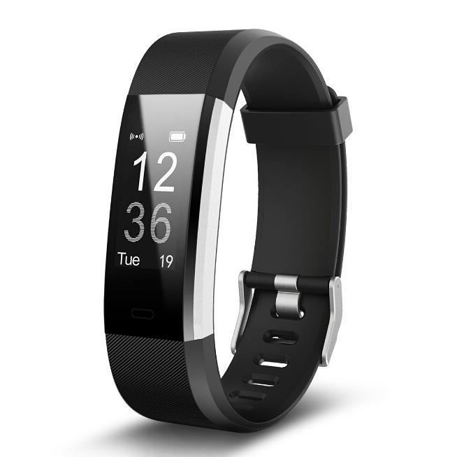 Slimme armband - MOONMINI - Standaardmodel - IP67 waterdicht - Bluetooth 4.0 - Hartslagmeter