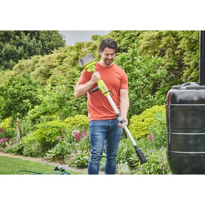RYOBI - 18V Telescopic Pump - 3,360 l/h - Max. immersion 1.2 m - IPX5 - Sold without battery - RY18STPA-0