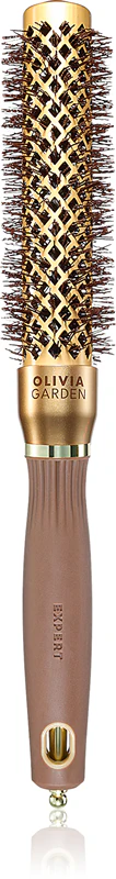 Okrúhla kefa na vlasy Olivia Garden Expert Blowout Speed Gold&Brown