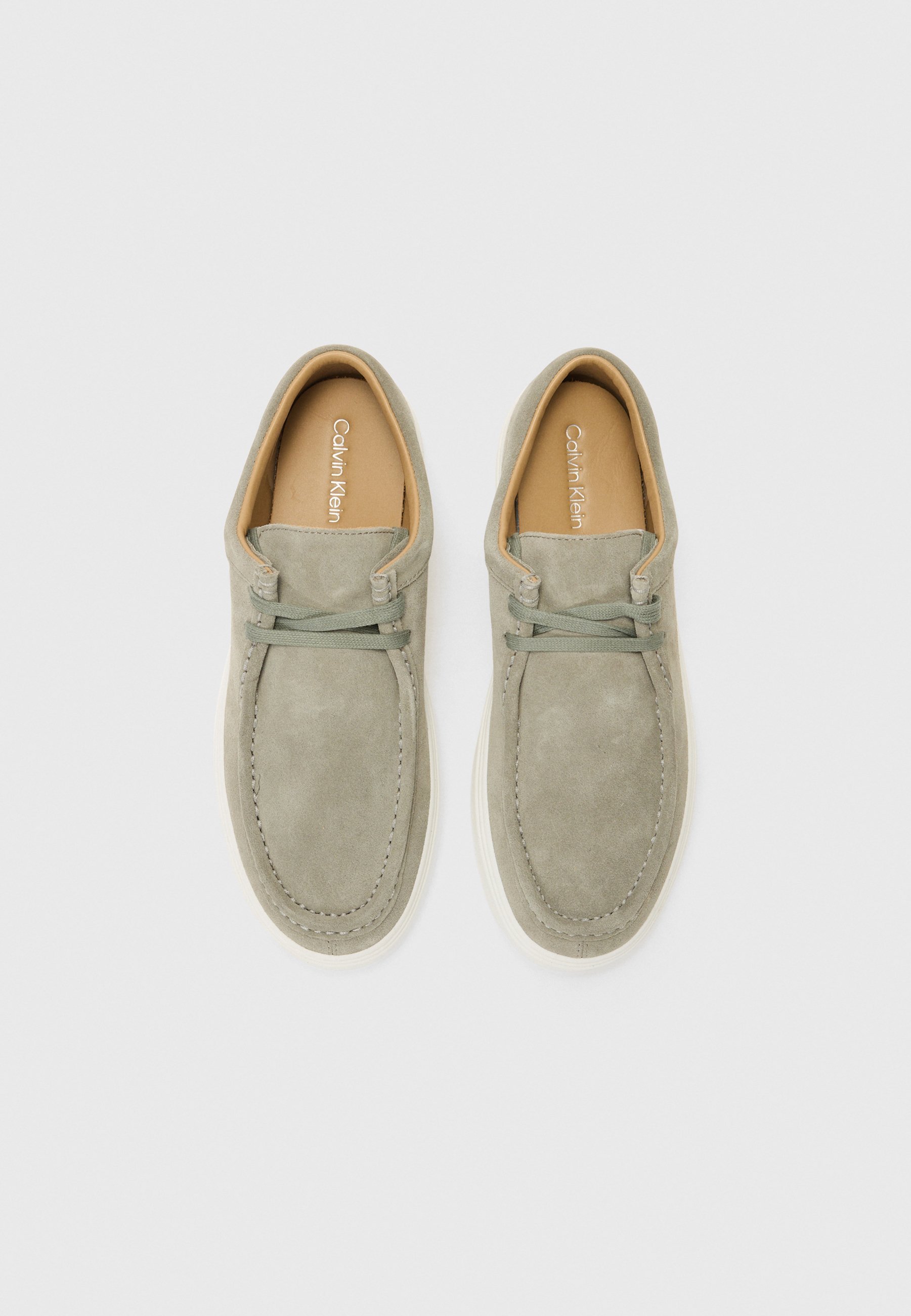 Calvin Klein HYBRID APRON - Bootschoenen - rokerig olijfgroen/helder wit