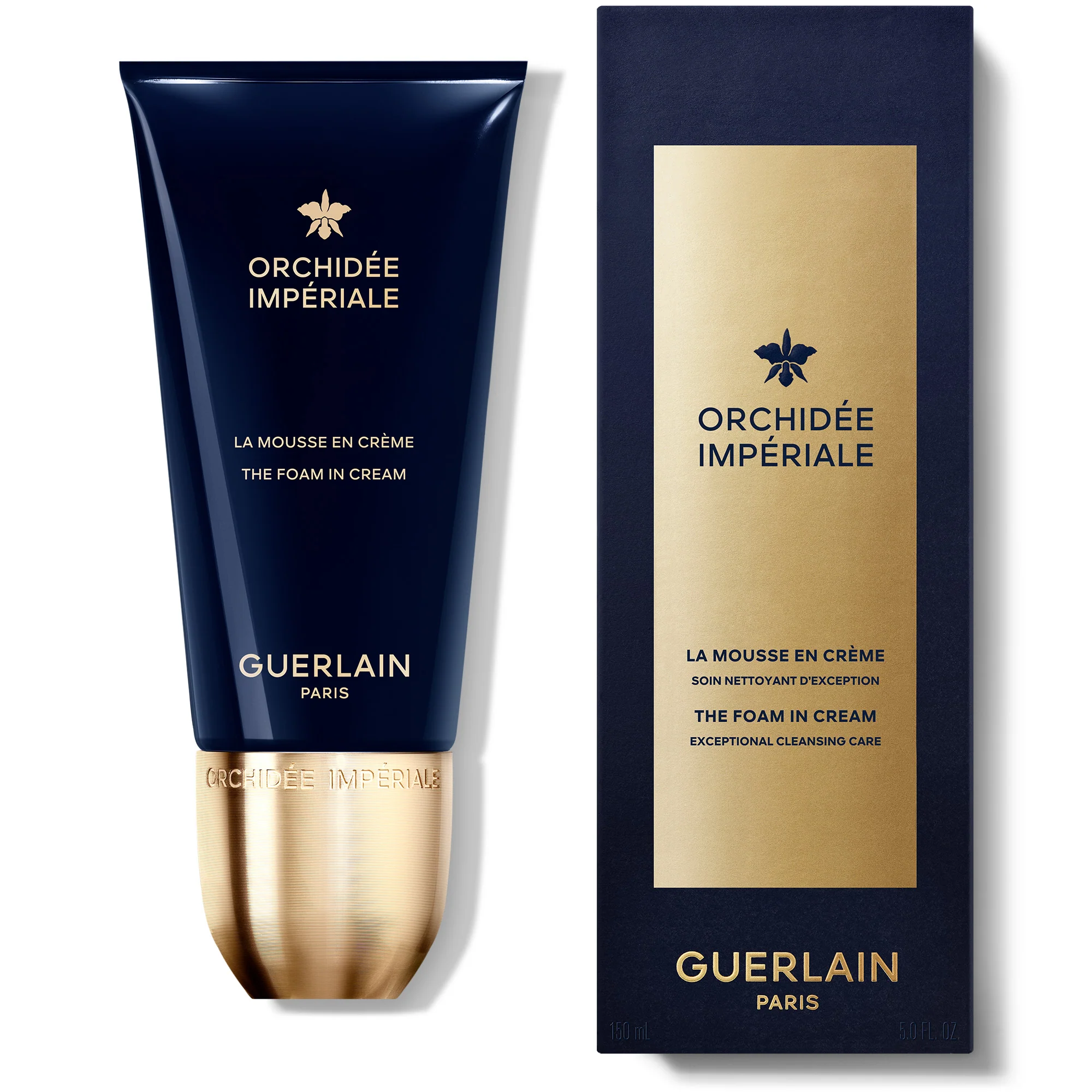 Orchidée Impériale La Mousse En Crème - Crema detergente viso, Mousse detergente viso