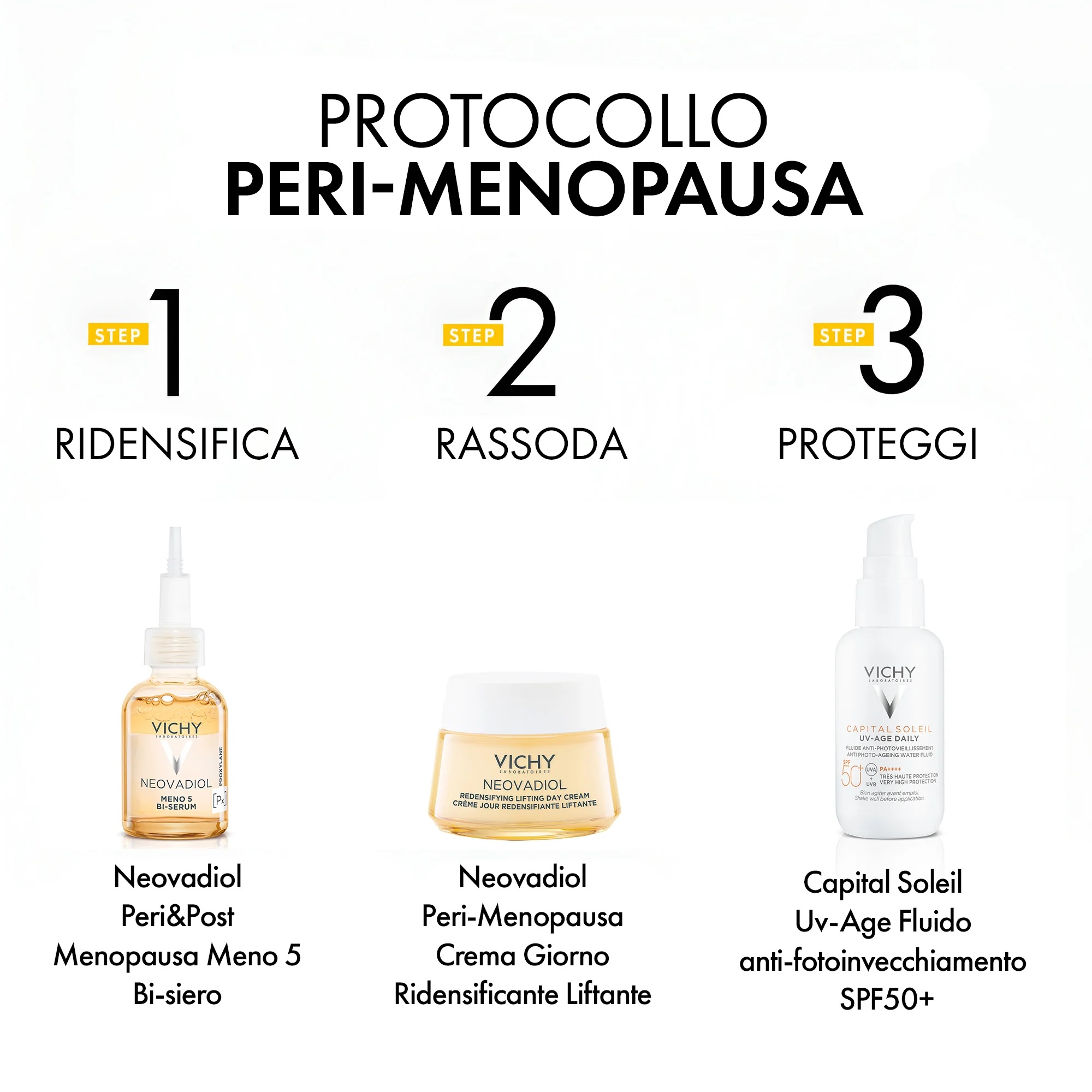 VICHY Vichy Neovadiol Péri-Ménopause Jour Peaux normales et mixtes 50 ml Crème liftante rajeunissante
