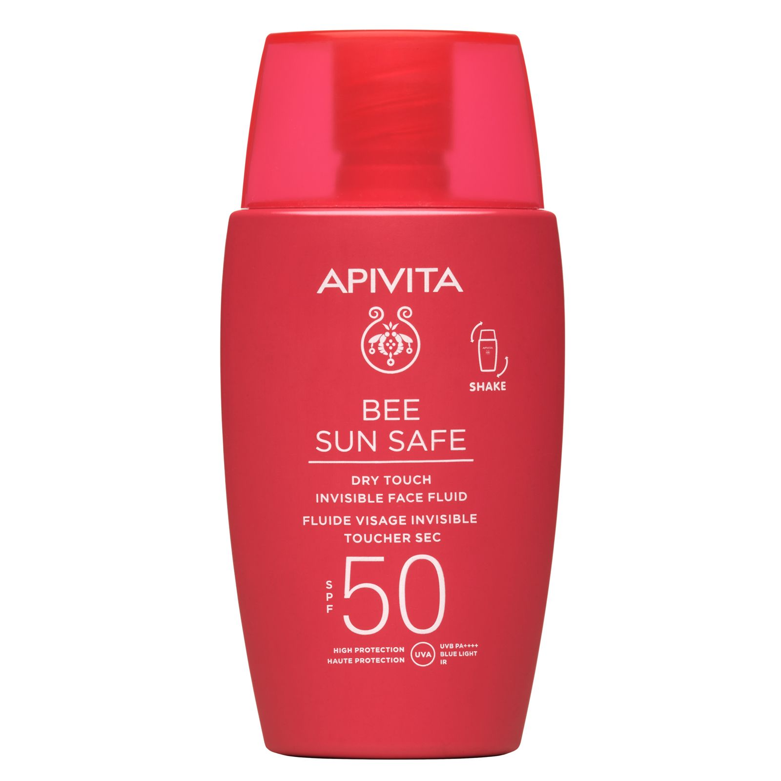 Bee Sun Safe nevidni fluid za obraz Dry Touch SPF50 Lekarna za zaščito pred soncem
