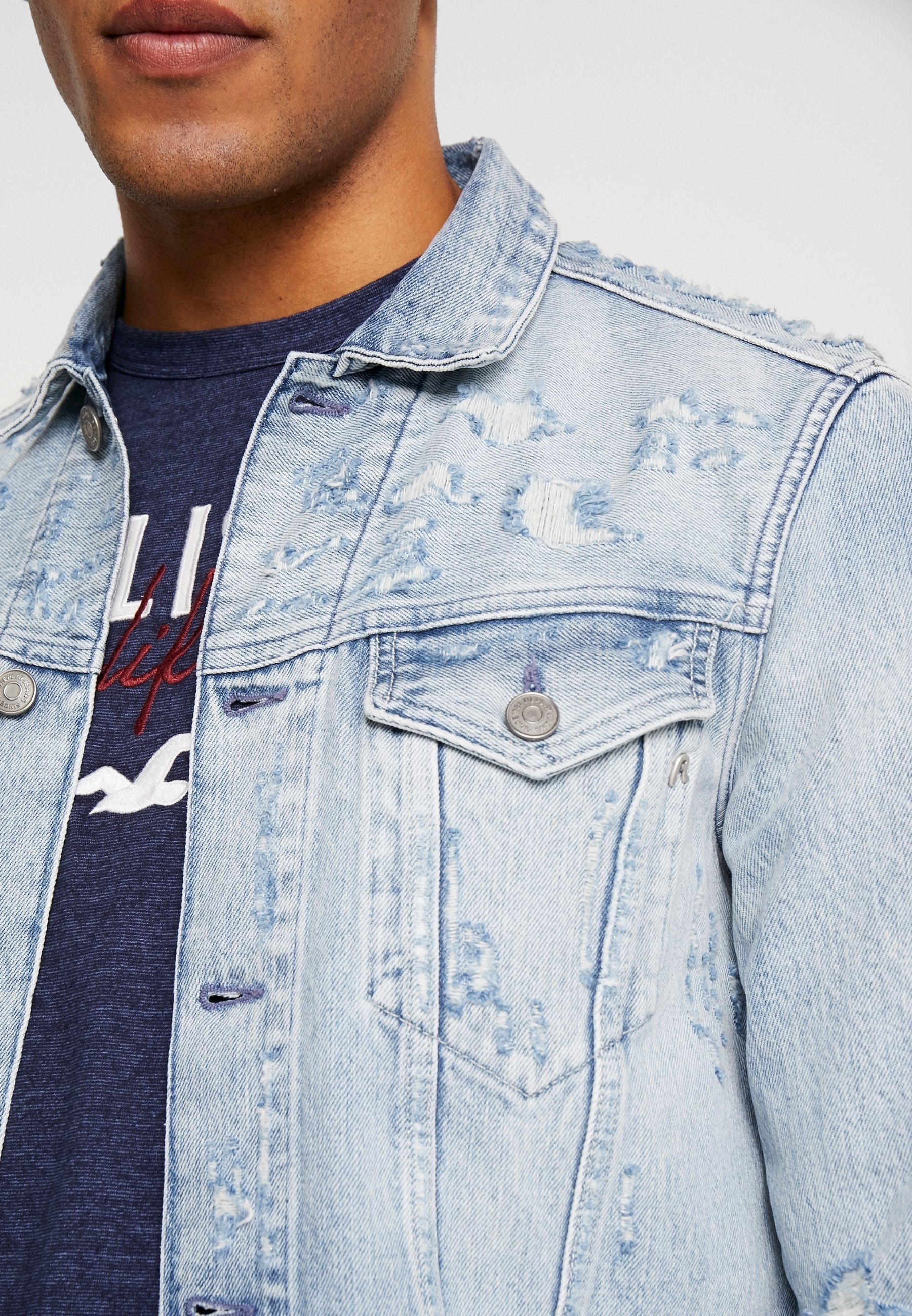 Replay Dongerijakke - lyseblå denim