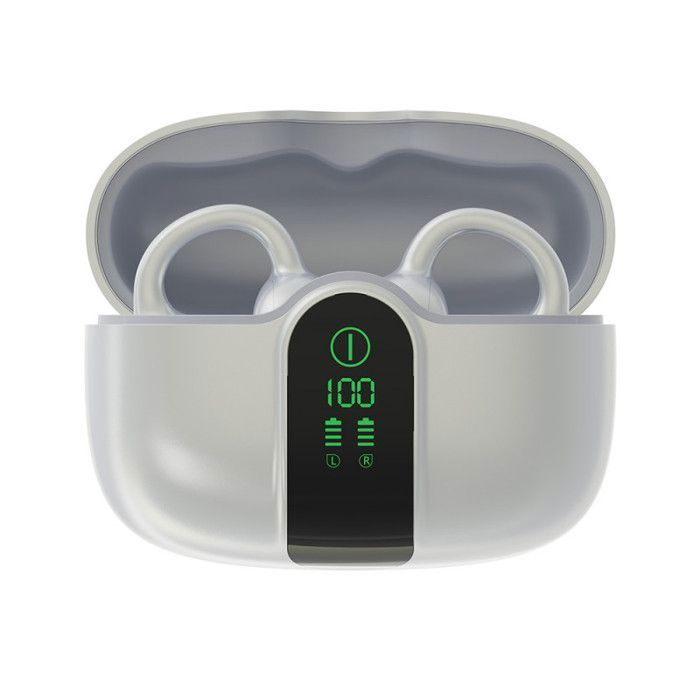 BLACKVIEW AirBuds 15 - Fones de ouvido totalmente sem fio, Bluetooth 6.0, cancelamento de ruído, IPX5, branco