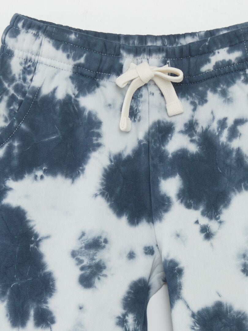 Bermudas de tejido polar - AZUL