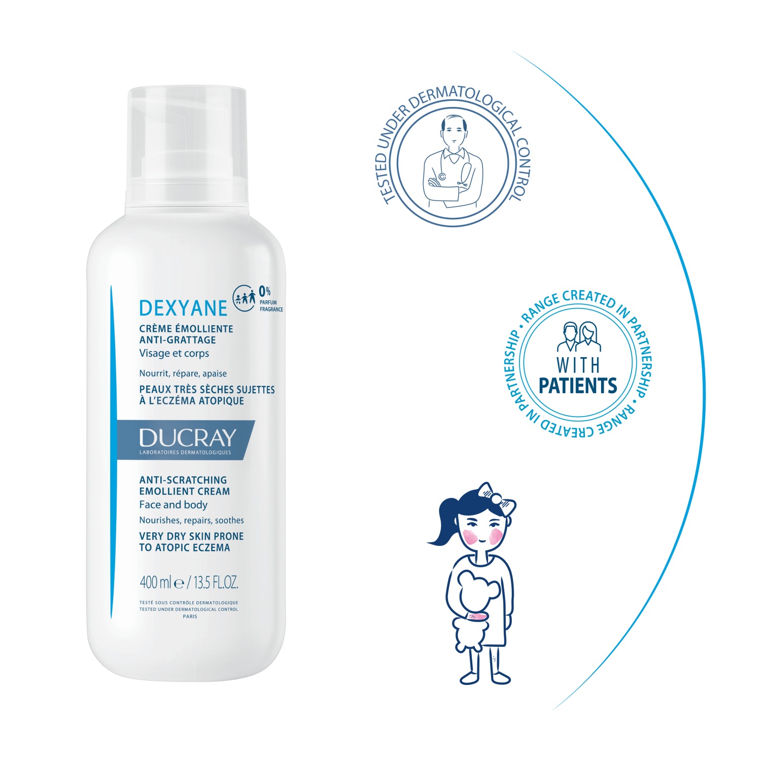 Ducray Anti-Itch Care DEXYANE Anti-krabcrème - 200 ml