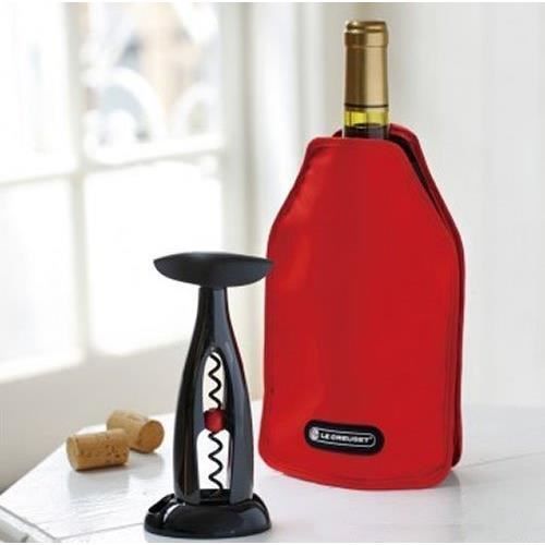 Portabottiglie termico - Le Creuset - WA-126 - Nylon - Poliestere - Ciliegia 23,5x15,5x2,5cm