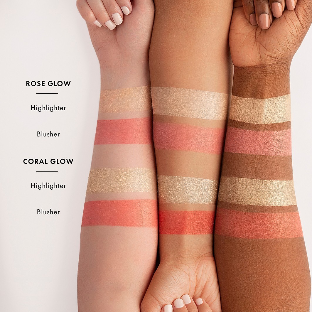 ICONIC LONDON Silk Glow Duo set za šminkanje, rumenilo i highlighter - 12 g