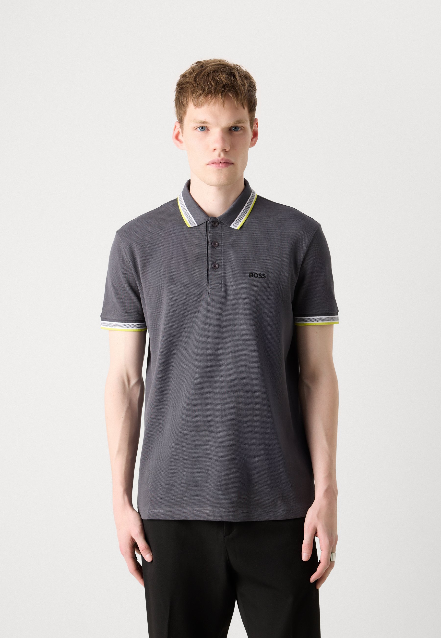 BOSS PADDY - Poloshirt - donkergrijs