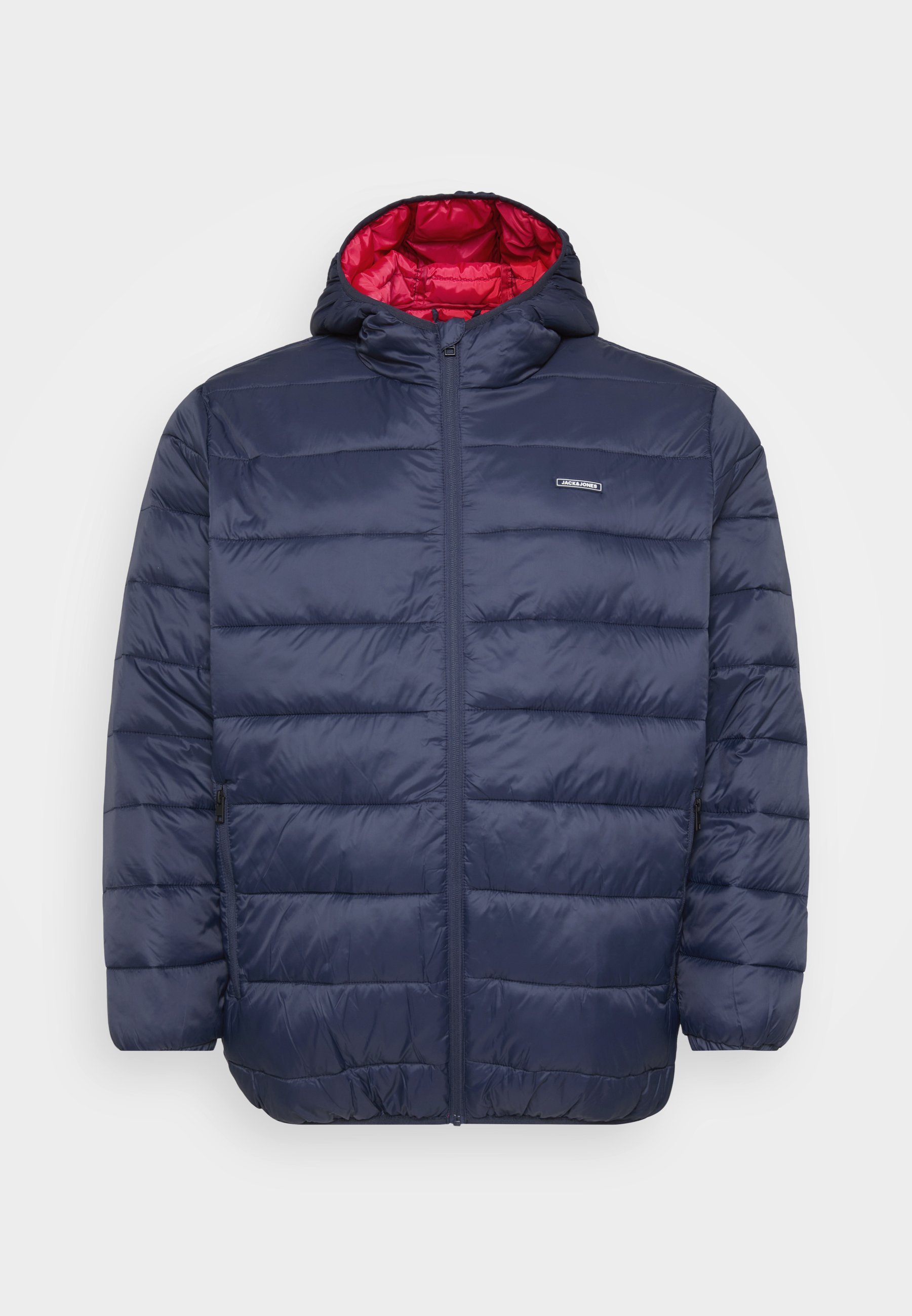 Jack & Jones JJVINCENT PUFFER HOOD - Giacca leggera - blu navy