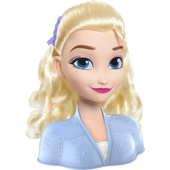 Testa per acconciature - DISNEY - Frozen - Elsa - 14 accessori - Età 3+