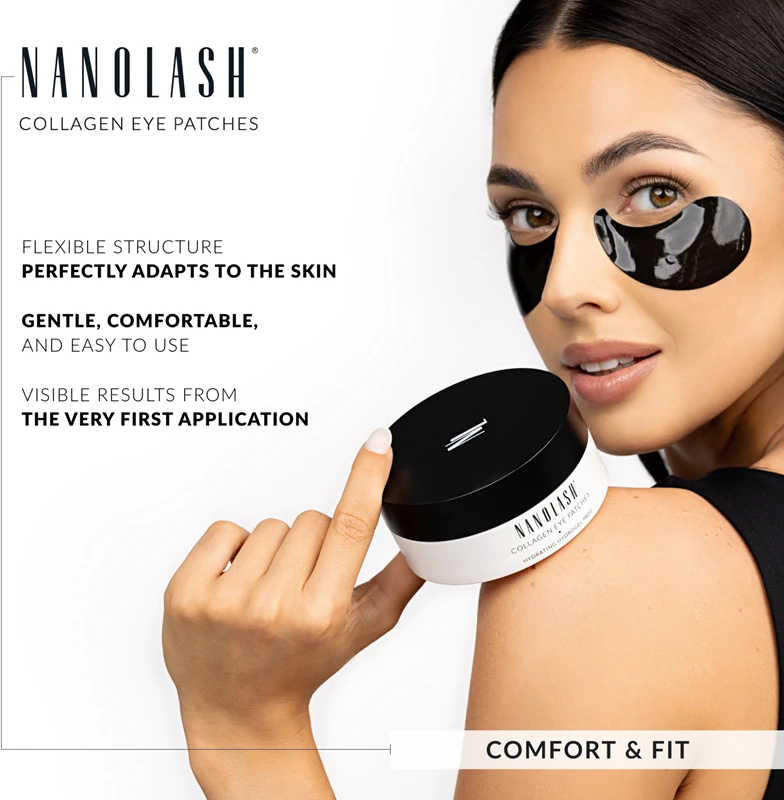 Kolagénové očné gélové vankúšiky Nanolash Collagen proti starnutiu
