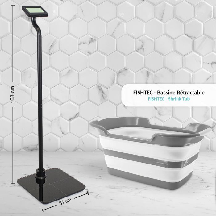 Pèse Personne FISHTEC Ecran LCD en hauteur