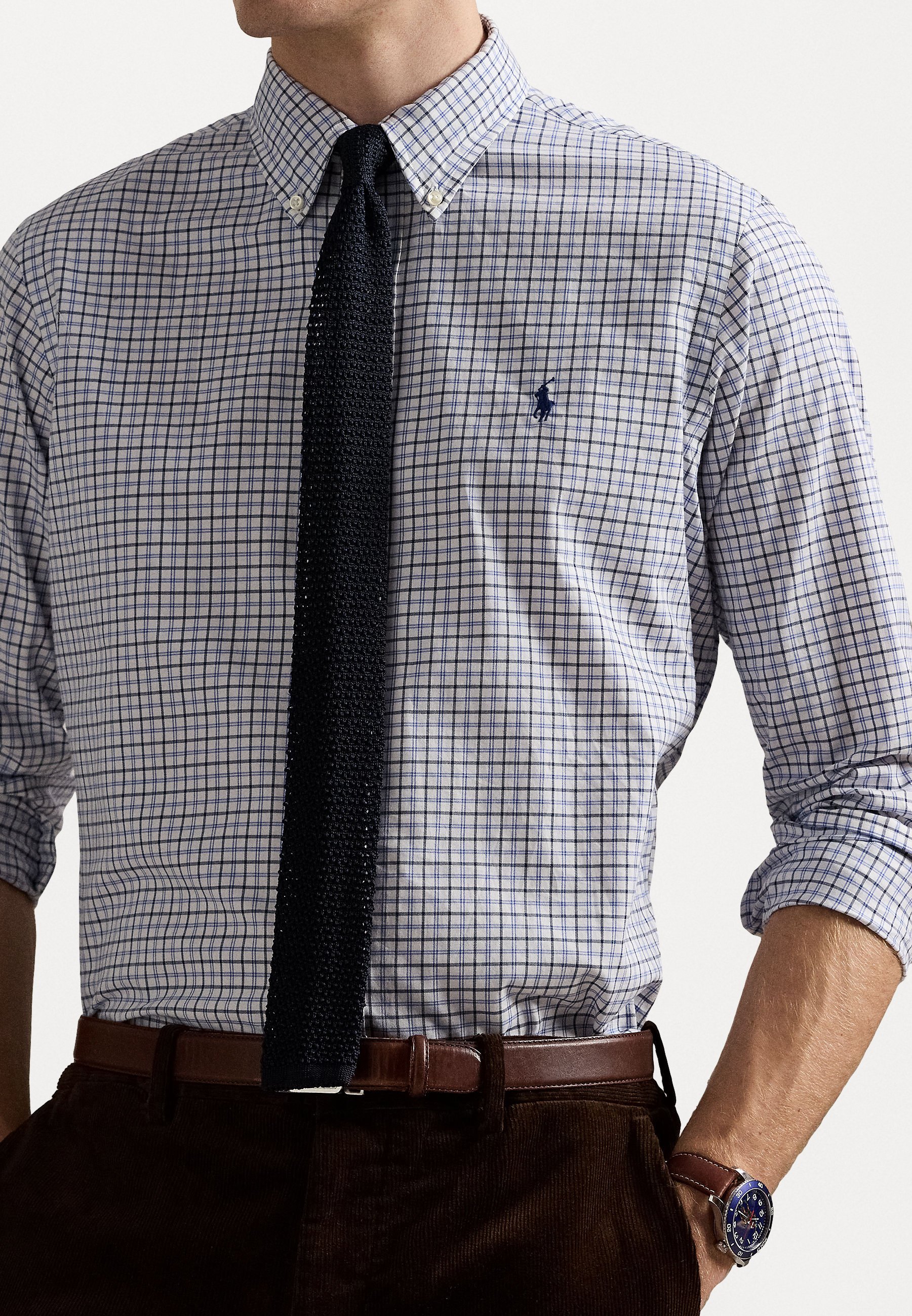 Polo Ralph Lauren CUSTOM FIT GERUITE TWILL OVERHEMD - Overhemd - blauw