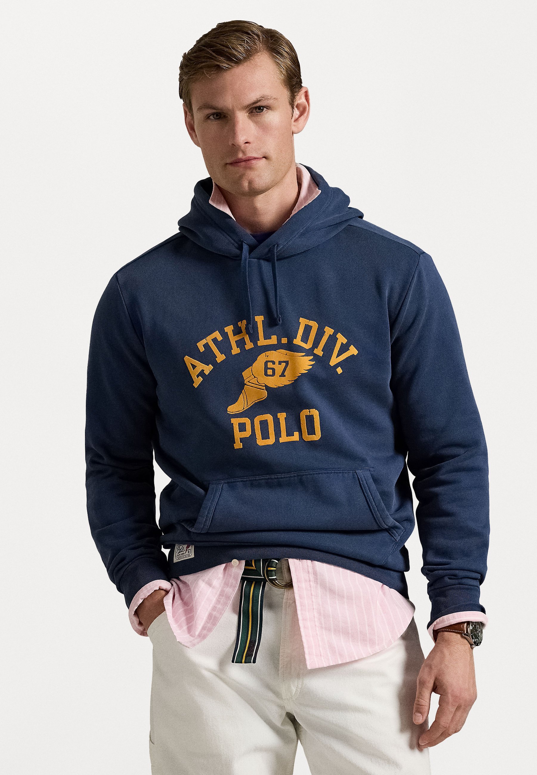 Polo Ralph Lauren LOGO HOODIE - Sweatshirt - rustiek marineblauw