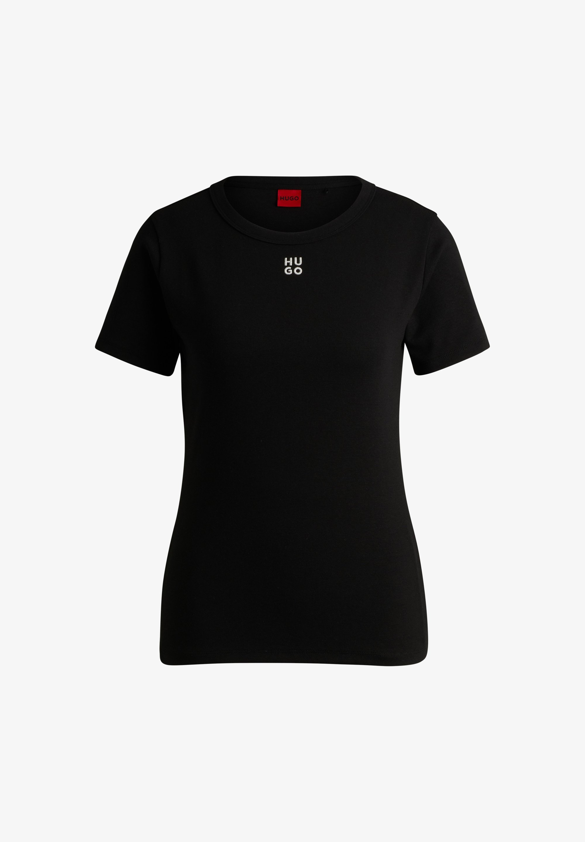 HUGO DELORIS - Basic T-shirt - zwart