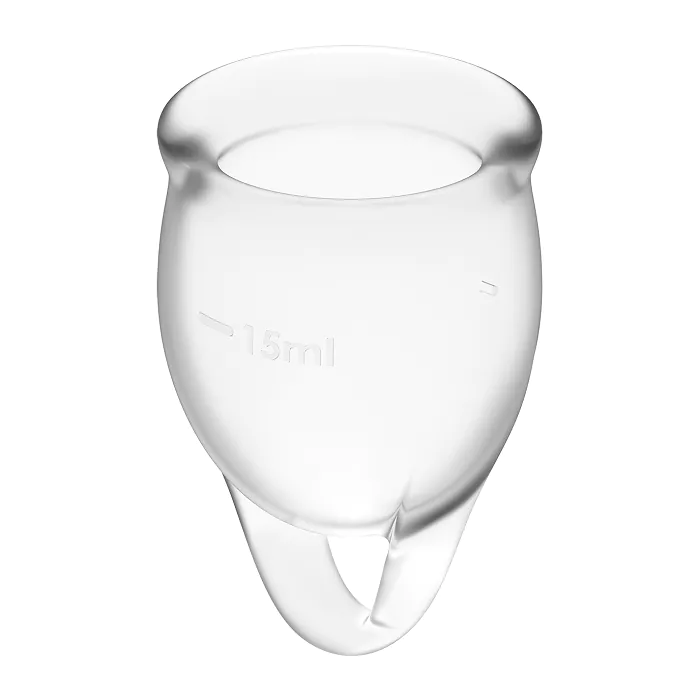Satisfyer Feel Confident Menstrual Cup Transparent