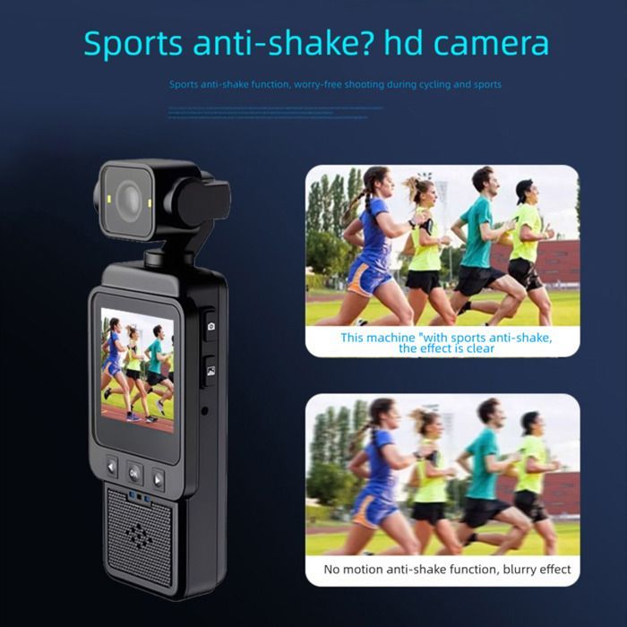 Cámara 1080p, videocámara 1080p, cámara para vlogs, multiestabilización, videocámara fotográfica de 270 y 180 grados.