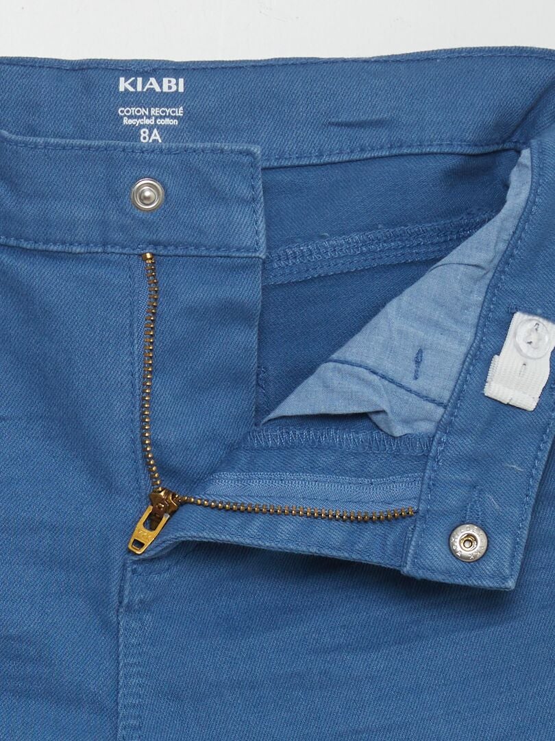 Bermudas de mezclilla - AZUL