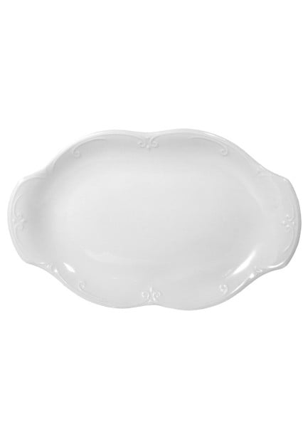 Półmisek owalny 28 cm Kamelia Biała C000